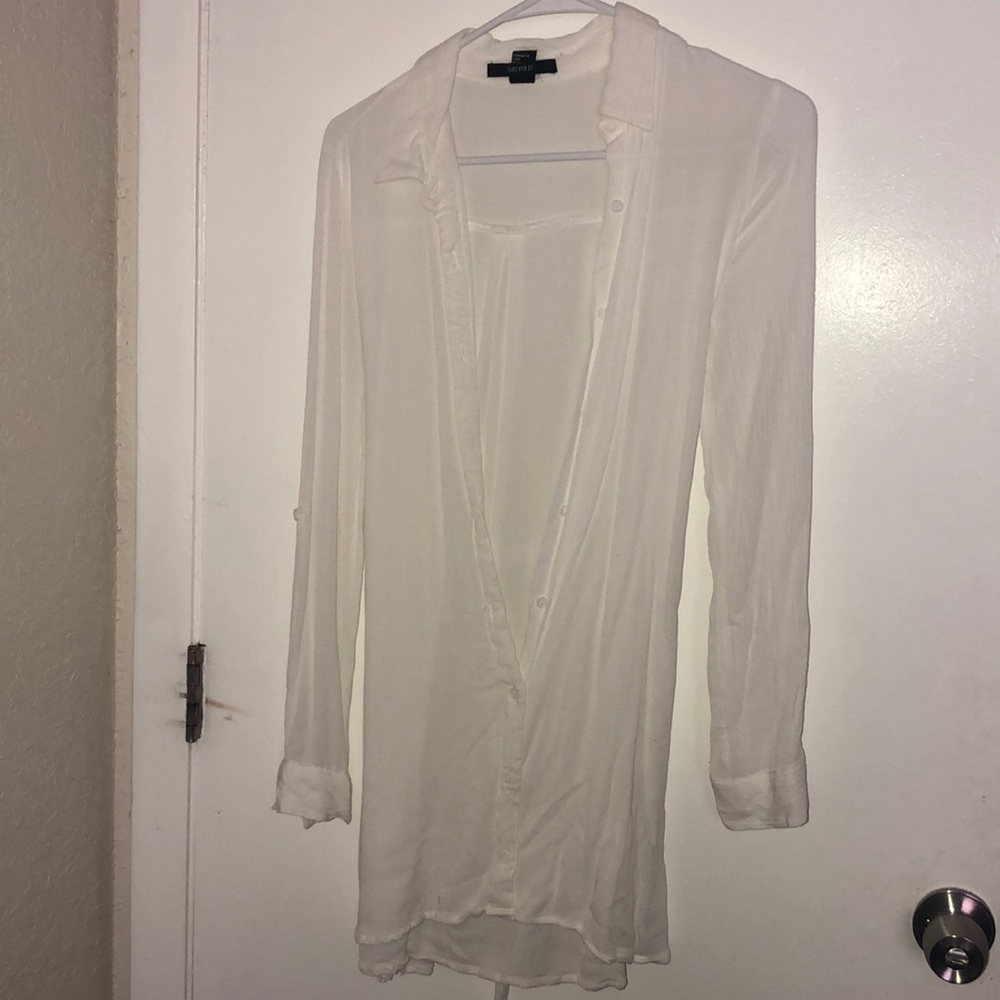 White long sleeve dress